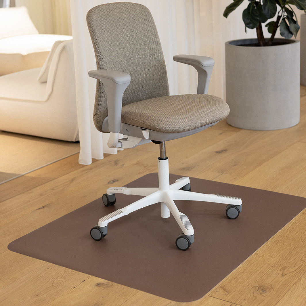 Stoleunderlag til kontorstol - Walnut
